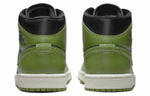 Кроссовки Jordan Air Jordan 1 Mid "Green Black" (Женская размерная сетка)