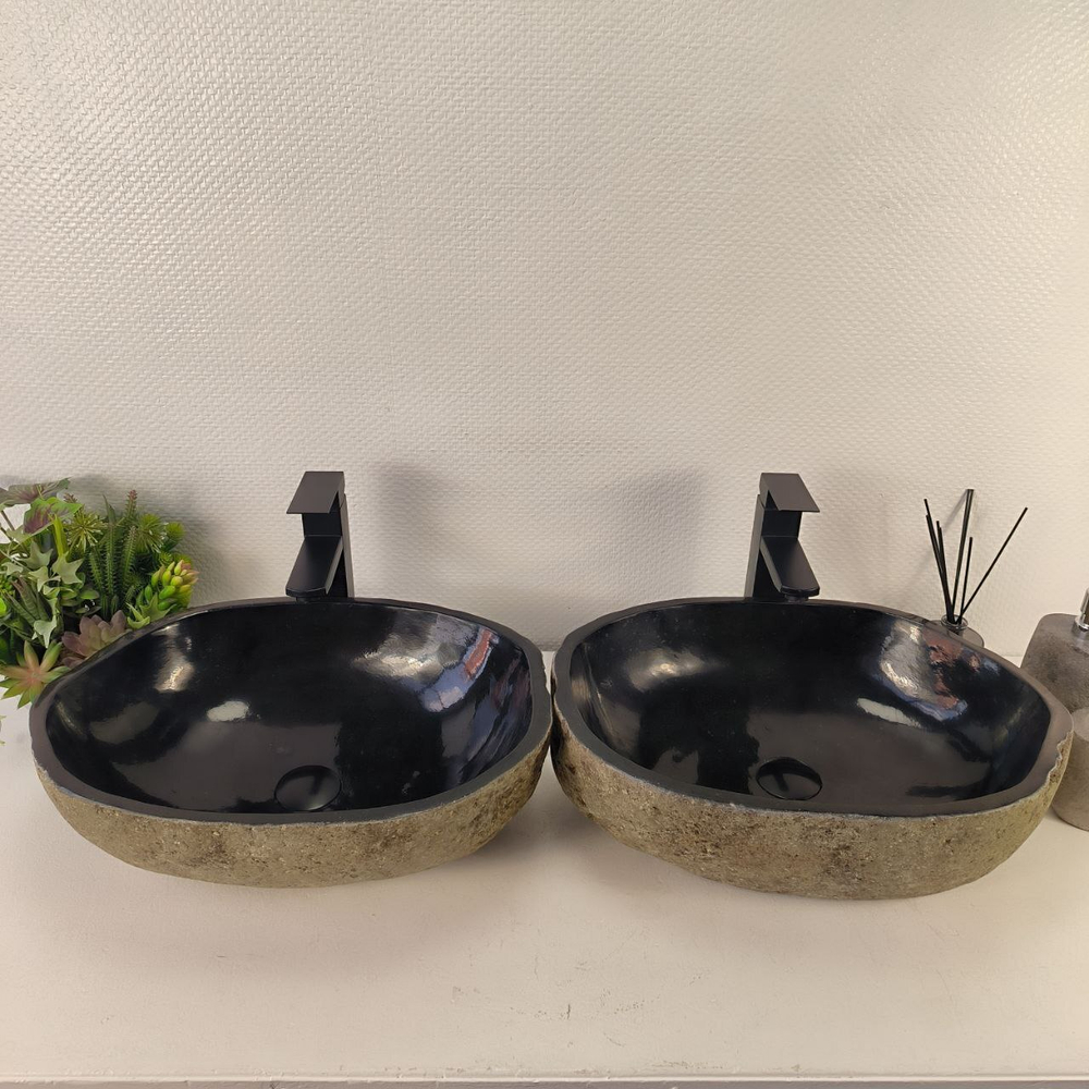 Раковина из речного камня ПАРА! RS-65484 50*36*16 0866