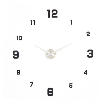 Часы настенные интерьерные, 3d "Эндерлин", наклейка, большие, d-120 см