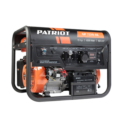 Бензиновый генератор (6.5 кВт) PATRIOT GP 7210 AE