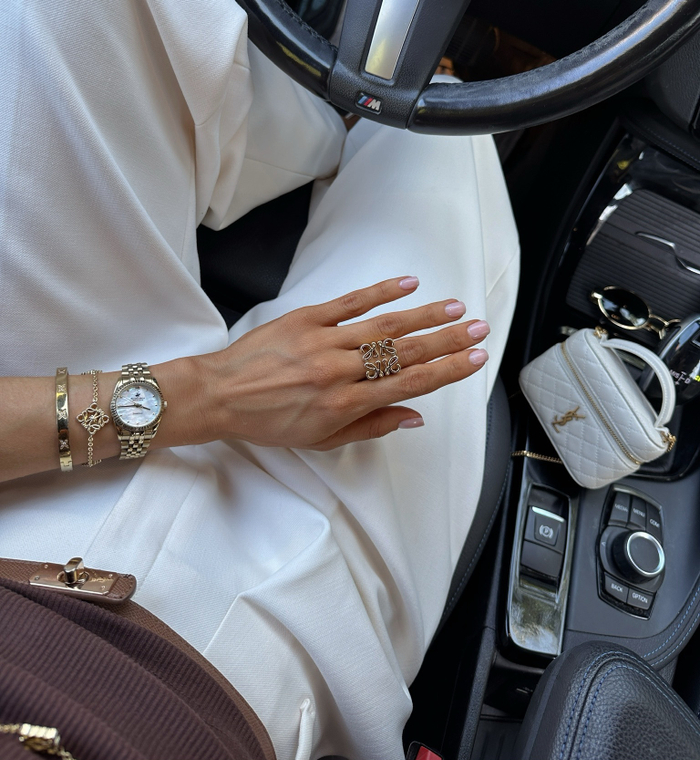 Кольцо СНЕЖИНКА gold