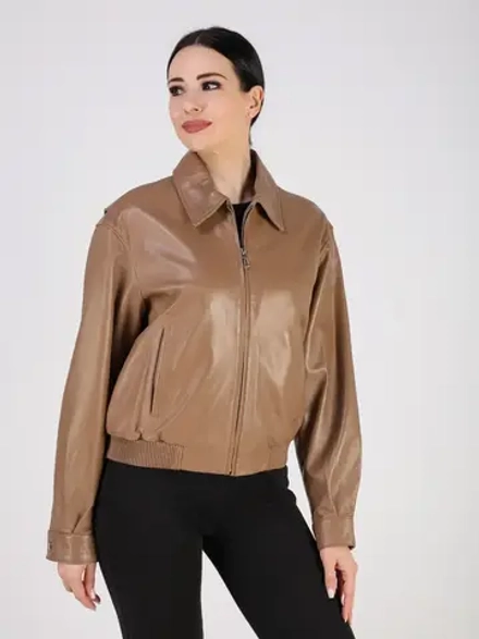 Кожаная куртка демисезонная