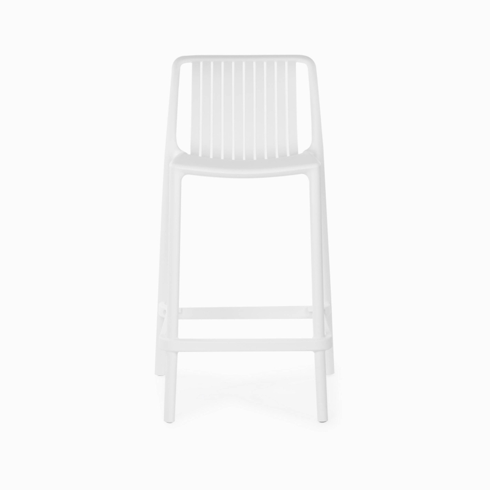 Полубарный стул Bande Bar белый
