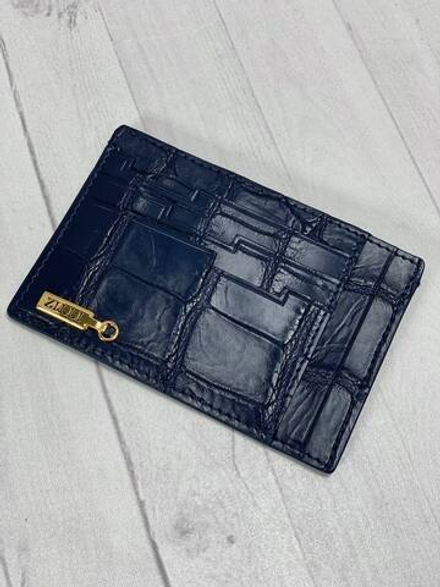 Картхолдер Zilli из кожи крокодила