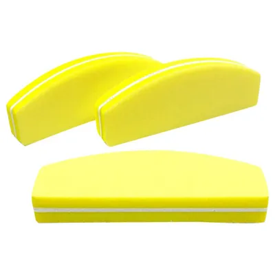 Баф-ластик лодка (8,5см_3см) жёлтый упаковка 20 штук