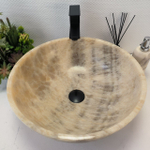 Раковина из оникса Bowl Grey TinLip BO-63042 45*45*17 42