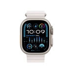 Apple Watch Ultra 2, 49 мм, корпус из титана, ремешок Ocean белого цвета