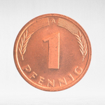 Germany, 1 Pfennig, 1991, (Berlin Mint - "A"), XF