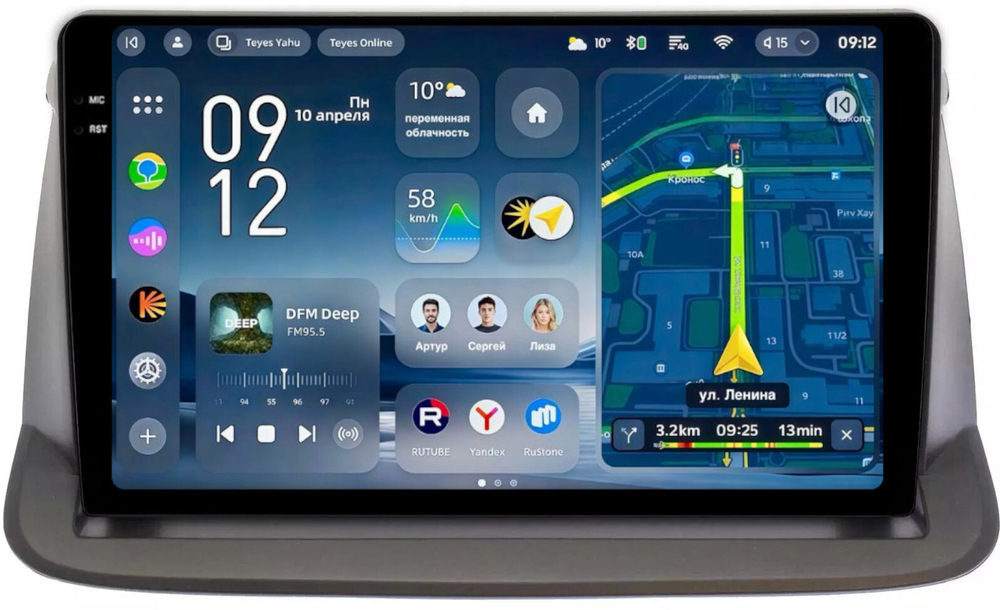 Магнитола для Honda Stepwgn 3 2005-2009 - Teyes CC4-PRO монитор 9.5" 2K QLED на Android 13, Snapdragon 778G, AI, CarPlay, DSP, 4G SIM-слот