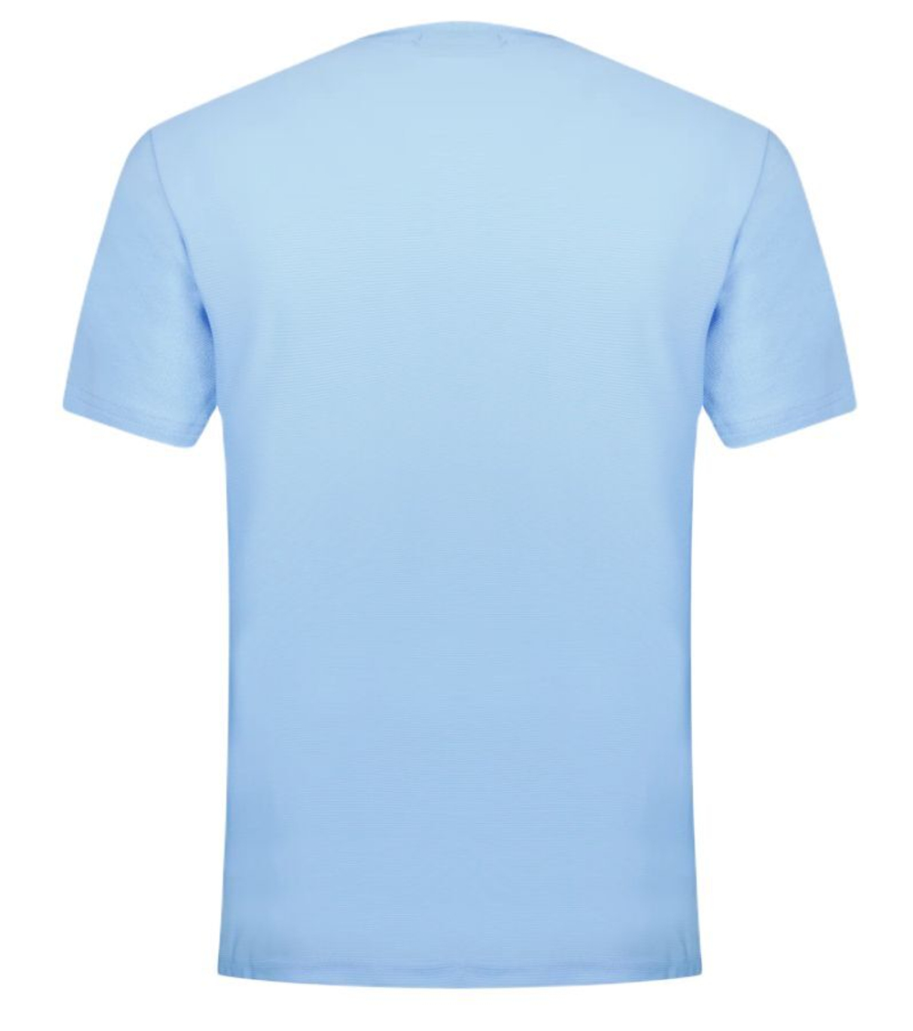 Мужская теннисная футболка Le Coq Sportif Tennis Short Sleeve N°4 - небесный