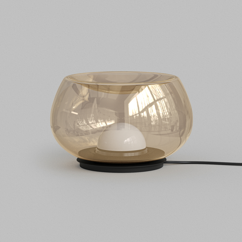 Настольная светодиодная лампа Denkirs Floa DK6747-BK+AM