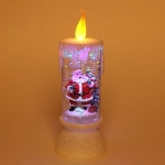 Сувенир с подсветкой «Зимняя свеча» 25*9,5 см