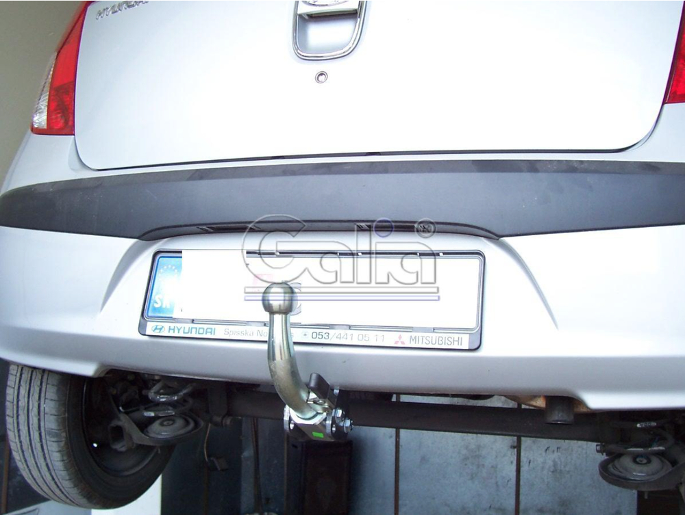 Оцинкованный фаркоп на Hyundai i10 2008-2013 (без электрики), Galia H075A