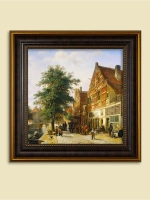 Картина серии "Голландия" настенная для интерьера 26*26 см