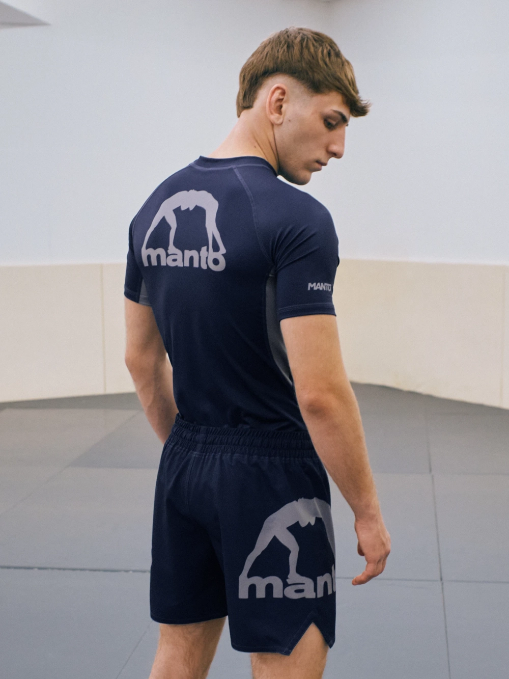 Шорты MANTO LOGO DUAL синие