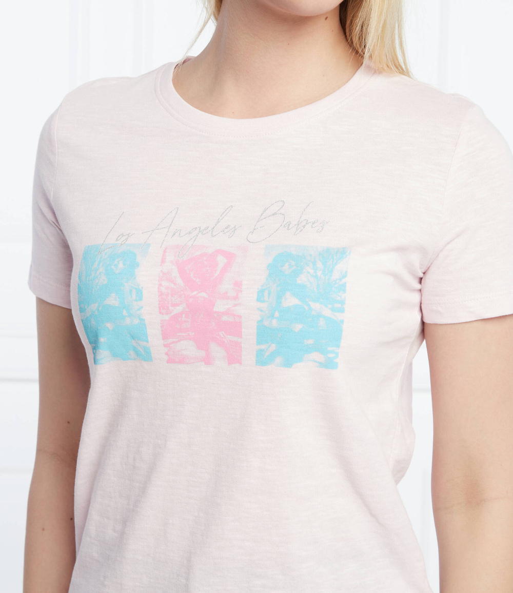 футболка alissia GUESS - пудро-розовый(W2GI18 K6XN1)