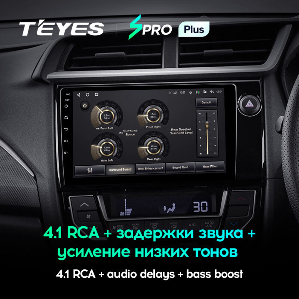 Teyes SPRO Plus 9" для Honda BR-V 2015-2019 (прав)