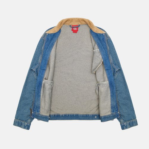 Куртка Dickies Denim Painter Jacket Khaki Tinted Blue артикул:DK0A88EGL231 - купить в магазине Дайс