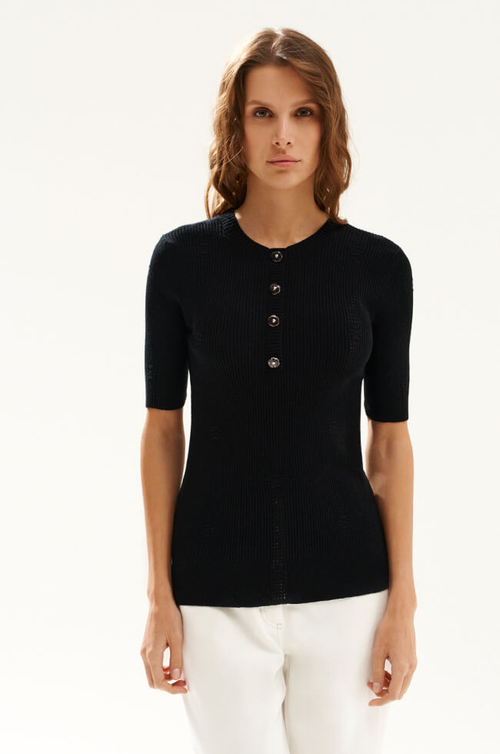 23565 Джемпер женский (черный)