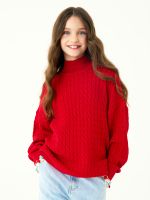 Джемпер для девочки AT1277 красный