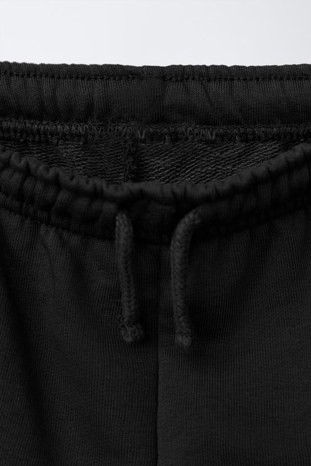 ZARA БАЗОВЫЕ БРЮКИ-ДЖОГГЕРЫ, ЧЕРНЫЙ