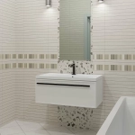 Тумба с раковиной LA FENICE Elba Bianco 80 белая
