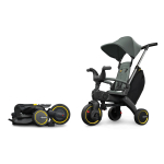 Детский складной трехколесный велосипед Doona Liki Trike S3, Slate Green