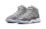 Middle-aged children Jordan Air Jordan 11 retro "cool grey" high-top retro basketball shoes cool gray white