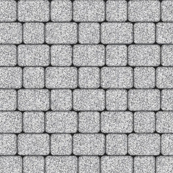 Тротуарная плитка КЛАССИКО - Стоунмикс Белый с черным, комплект из 2 видов плит