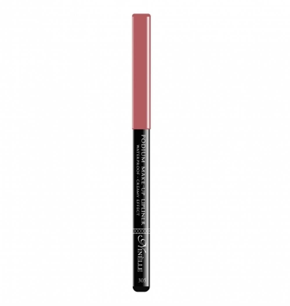 Ninelle Карандаш для губ Podium Make-Up, водостойкий, тон №305, КРЕМОВЫЙРозовый