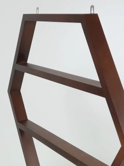 Настенная полка шестиугольник Соты Лофт