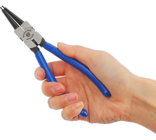 Cъемник стопорных колец WORKPRO прямые внутренние CR-V 180 мм, 7 дюймов WP231082