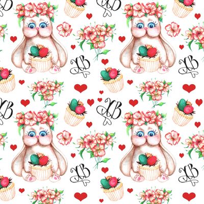 пасхальный пухляш на белом