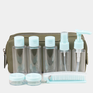 Несессер Tube из кожи теленка, зеленого цвета