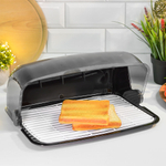 Хлебница "Basilic", цвет шерл, 27,3*34,5*16,5см