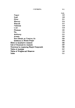 A Class-Book of Inorganic Chemistry with Tables of Chemical Analysis | David Morris