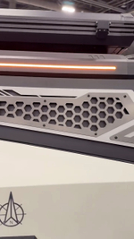 Обвес с платформой на крышу для Tesla Cybertruck 2023+ Тесла Кибертрак доп.свет на крышу стальной бампер защитный тюнинг