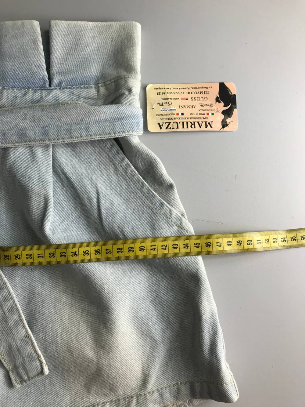 Шорты с завышенной талией, визуально на 44 размер, новые