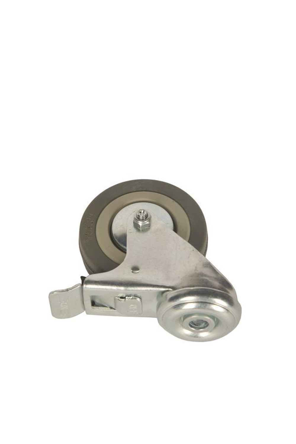 Колесо аппаратное поворотное SChgb 93 75 мм под болт с тормозом (F)