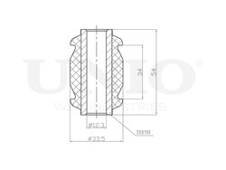 Сайлентблок передний переднего нижнего рычага UNIO RMP-20294