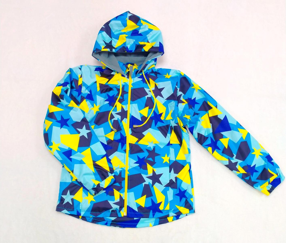 Ветровка на флисе для мальчиков 122-128 2418-07 (Ириска)