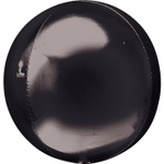 Шар фольгированный Сфера 3D 40 см (Черный)