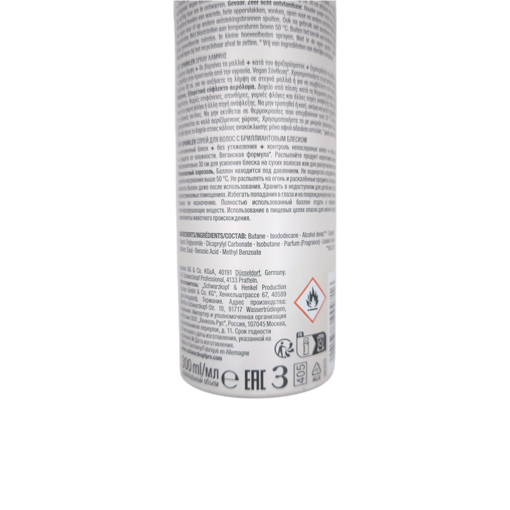 Спрей для волос с бриллиантовым блеском SPARKLER 300 мл SCHWARZKOPF OSIS+ Германия