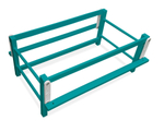 Кроватка детская Lillaland Lilla Aria с маятником Ocean Blue