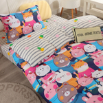 Комплект постельного белья на резинке Сатин Люкс KIDS 100% хлопок CDKR044