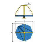 Карусель с вращающейся платформой Romana 108.27.00