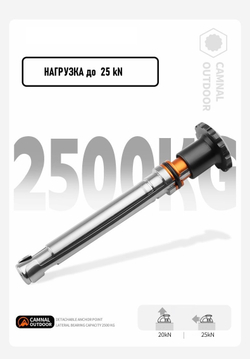 Съёмный анкер Camnal F8159 12/80 мм в комплекте