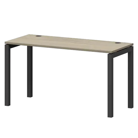 Стол на металлокаркасе СМС25-П-16К.60.Пр50  1600x600x750 Смарт