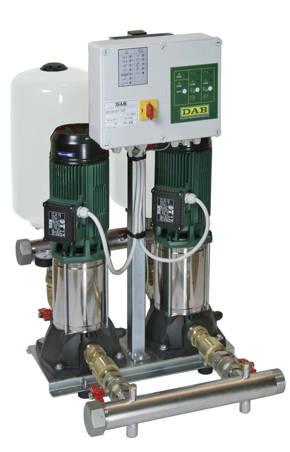 Установка насосная повышения давления DAB NKV4 10/12 T IE3 400-50 (3х380В; 4,00кВт)