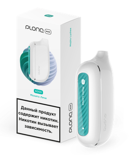 Купить Одноразовый Pod Plonq Plus Max - Мохито Личи (6000 затяжек)